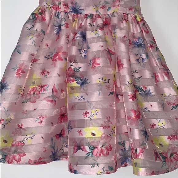 Primark Pink & Yellow Floral Dress 4/5 *Small Flaw - Picture 3 of 14